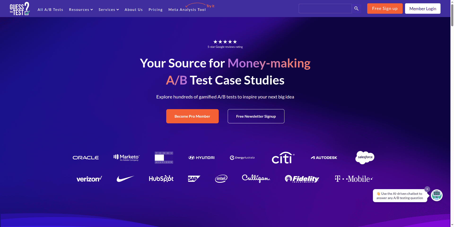 GuessTheTest — A/B Test Case Studies